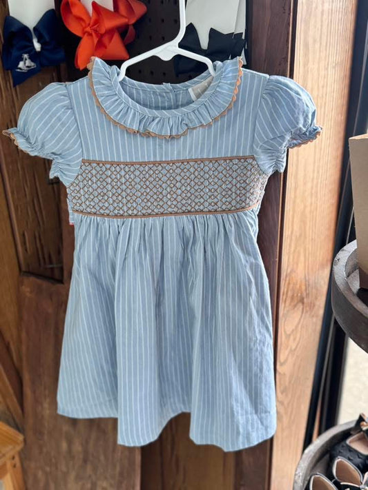 Girls Fall Blue Dress