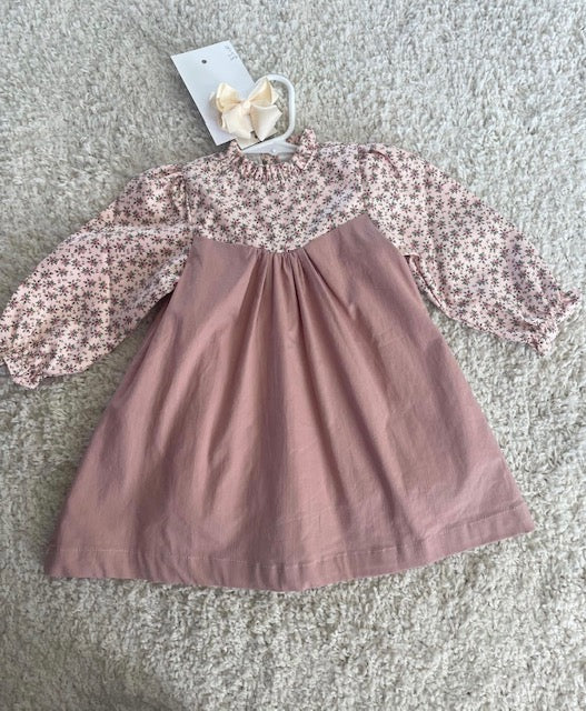 Girls Pink Fall Dress